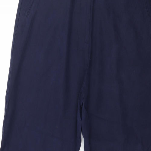 Preworn Womens Blue   Trousers  Size 16 L26 in
