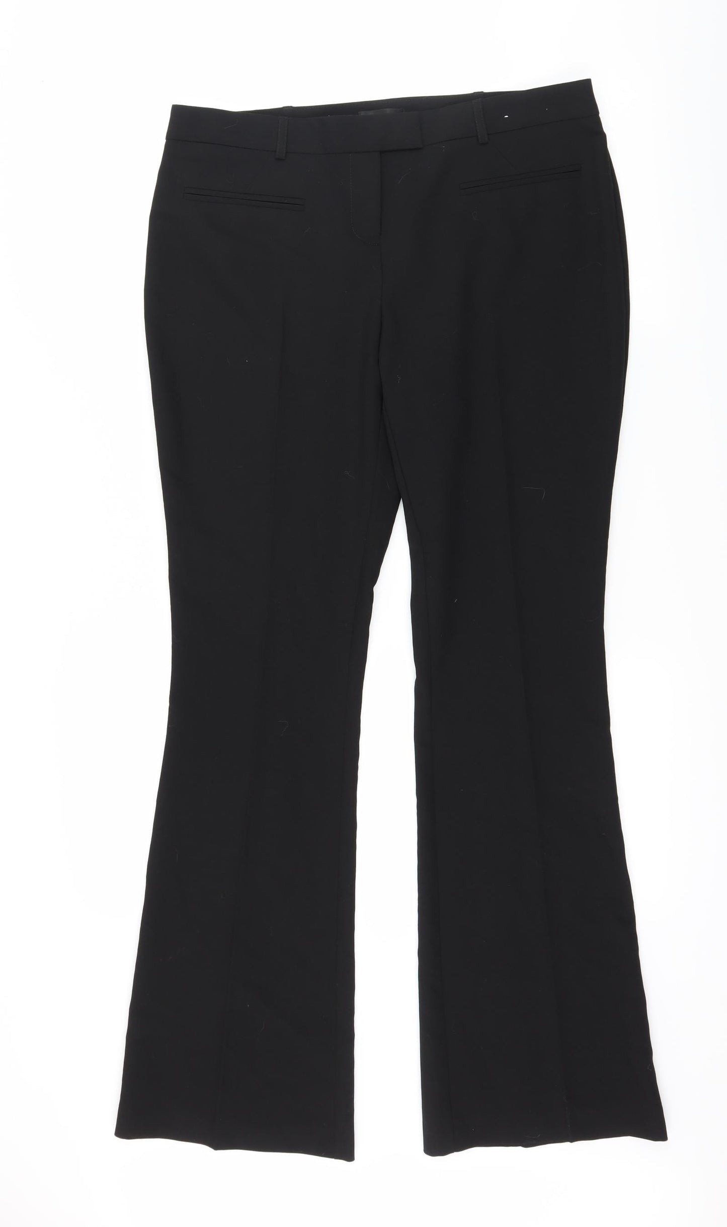 Topshop Womens Black   Trousers  Size 12 L32 in