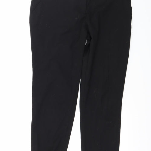 H&M Womens Black   Trousers  Size 10 L25 in