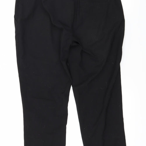 H&M Womens Black   Trousers  Size 10 L25 in