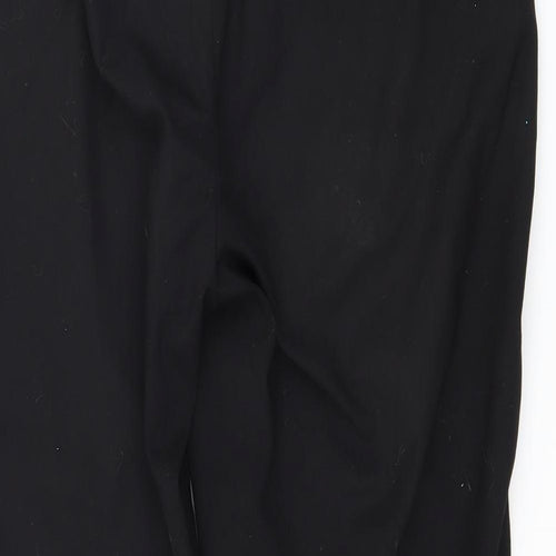 H&M Womens Black   Trousers  Size 10 L25 in
