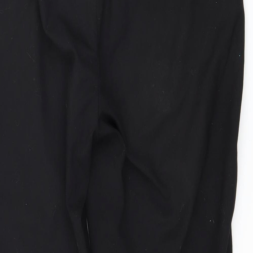 H&M Womens Black   Trousers  Size 10 L25 in