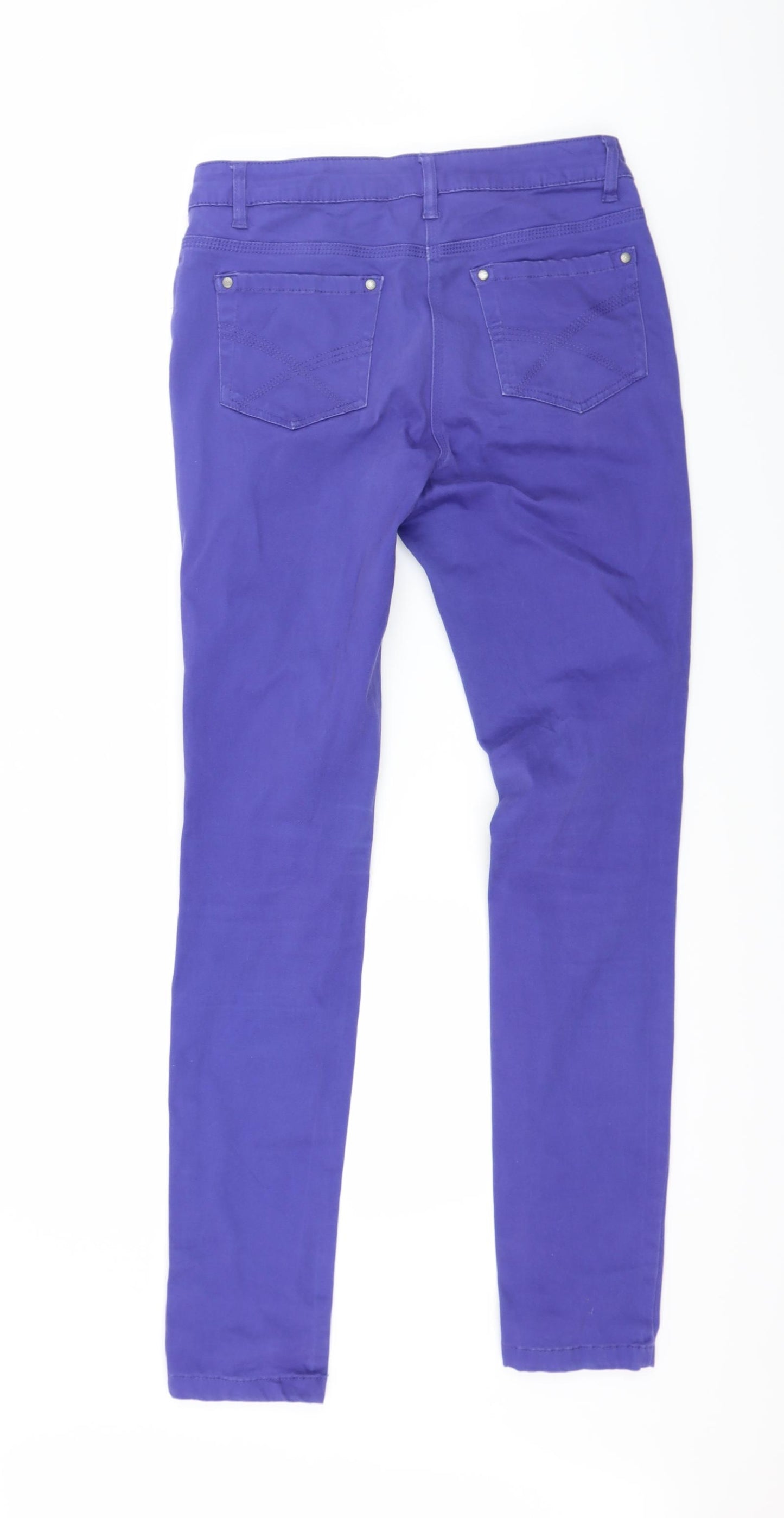TU Womens Blue  Denim Skinny Jeans Size 12 L31 in