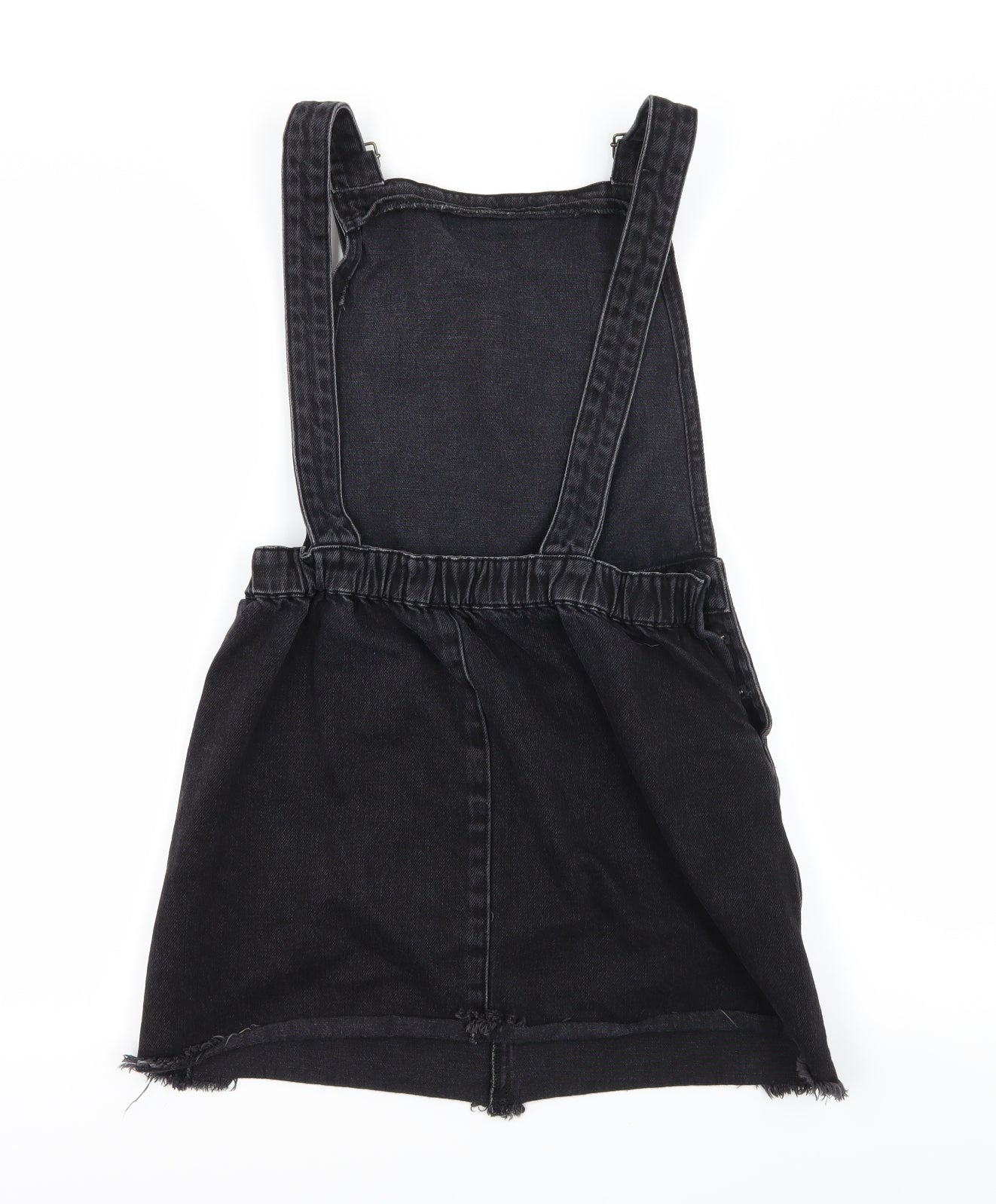 BDG Womens Black  Denim Pinafore/Dungaree Dress  Size S