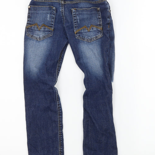 HUGO BOSS Boys Blue  Denim Straight Jeans Size 6 Years - Distressed