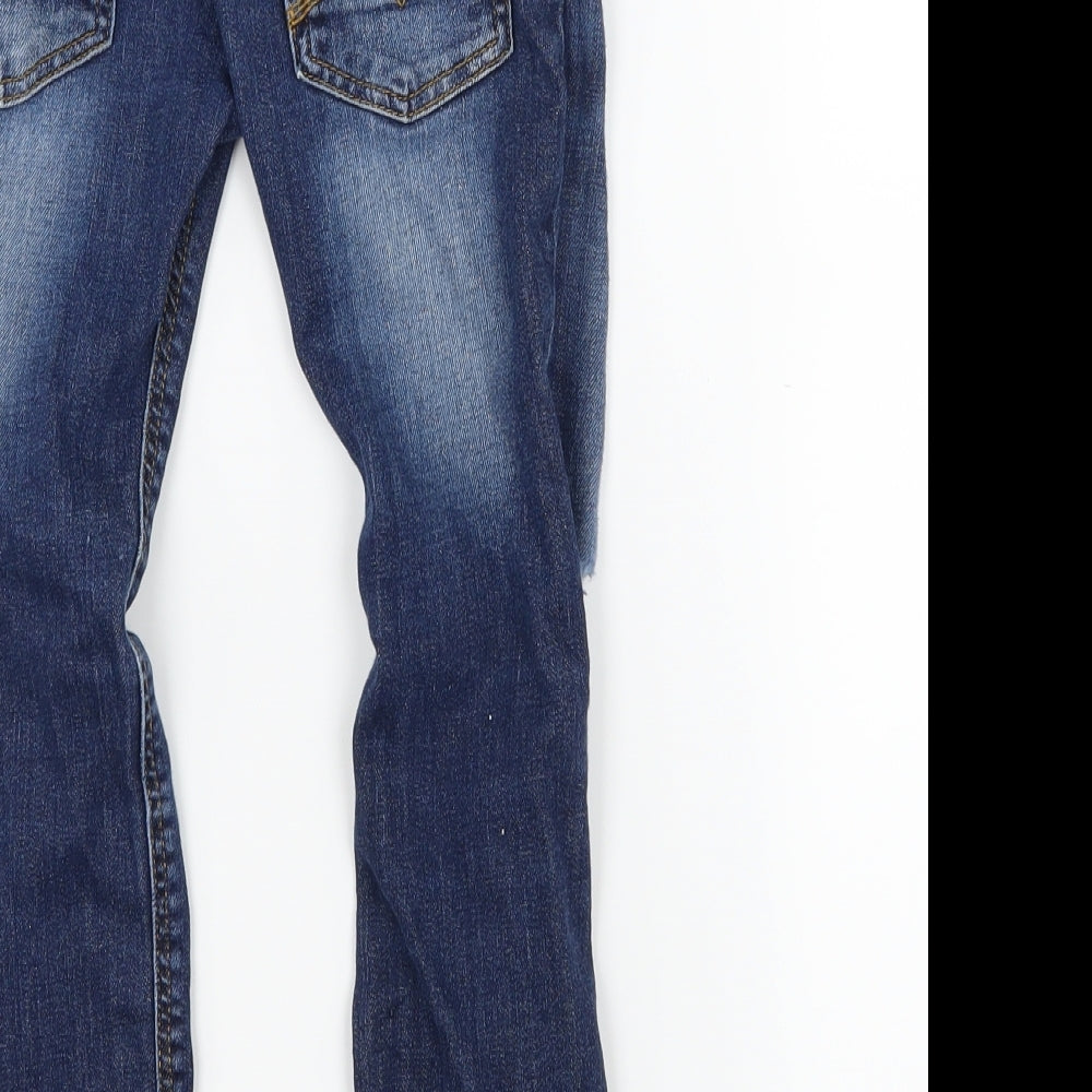 HUGO BOSS Boys Blue  Denim Straight Jeans Size 6 Years - Distressed