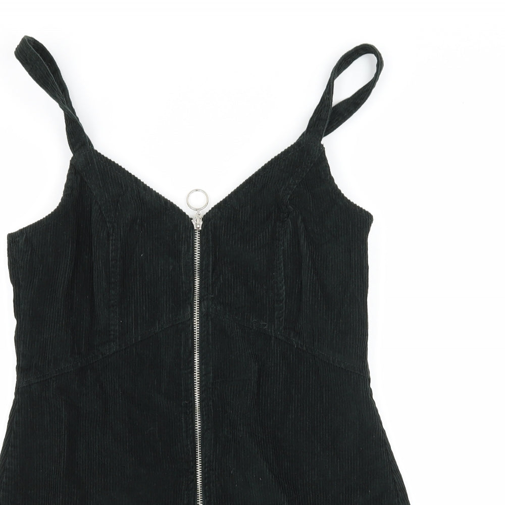Topshop Womens Green  Corduroy Bodycon  Size 12