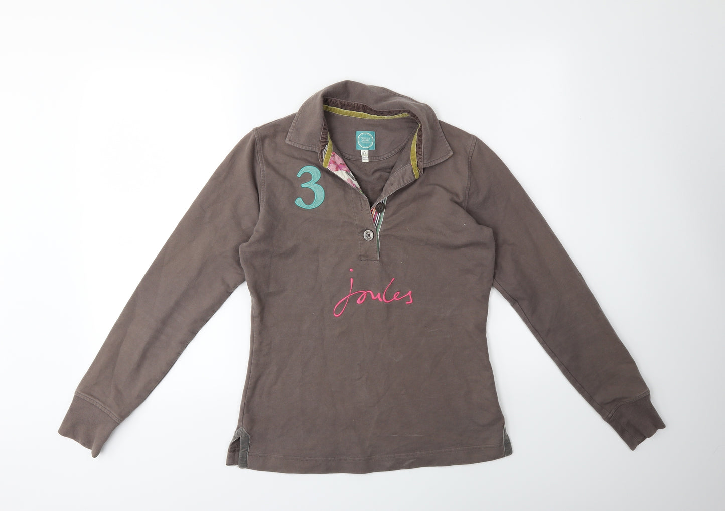 Joules Womens Grey   Basic Polo Size 10