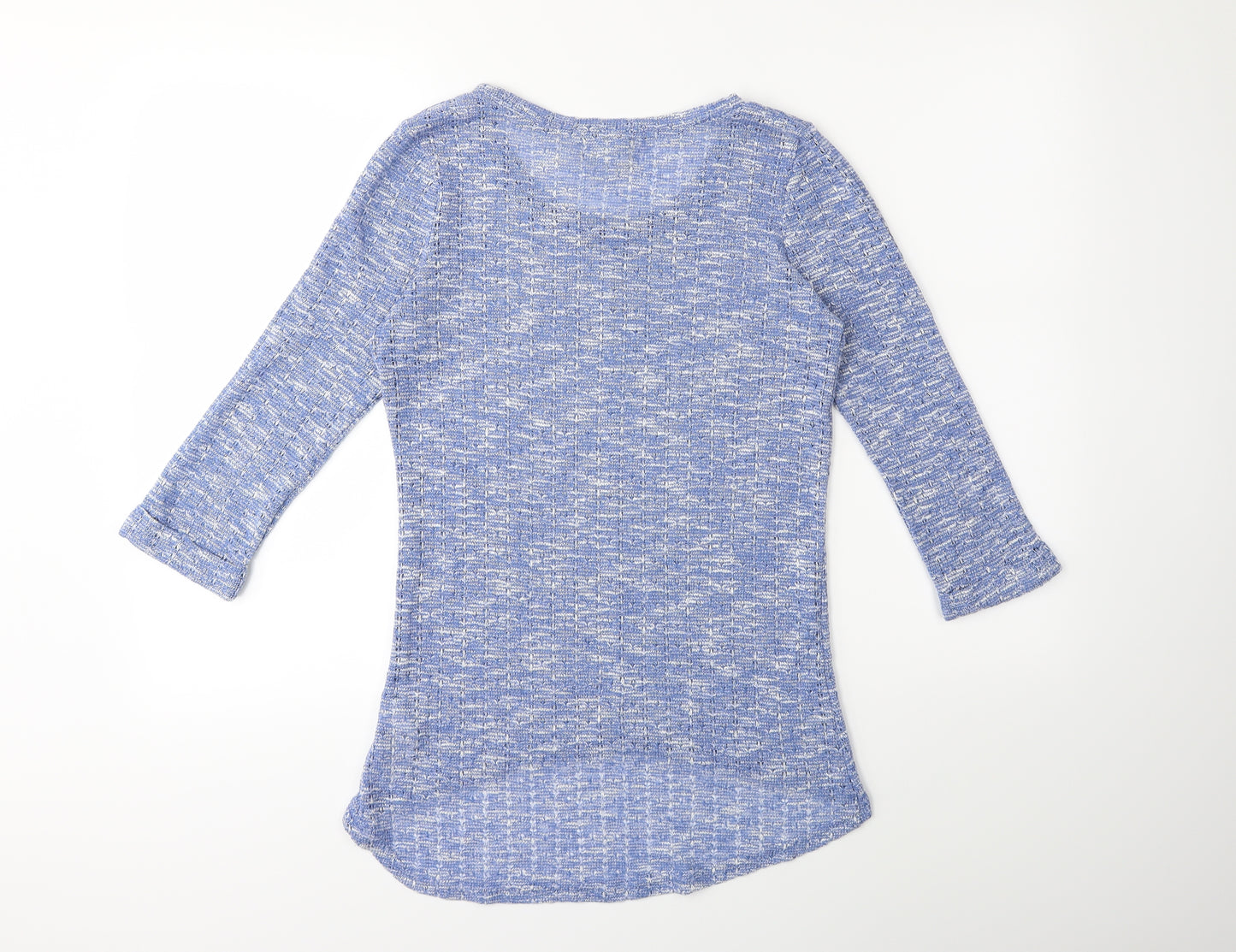 New Look Womens Blue  Knit Pullover Jumper Size 10