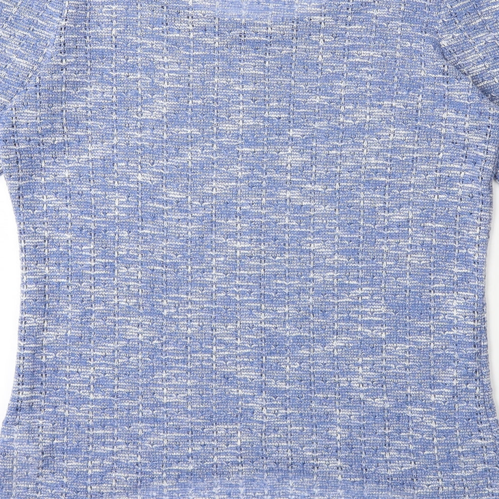 New Look Womens Blue  Knit Pullover Jumper Size 10