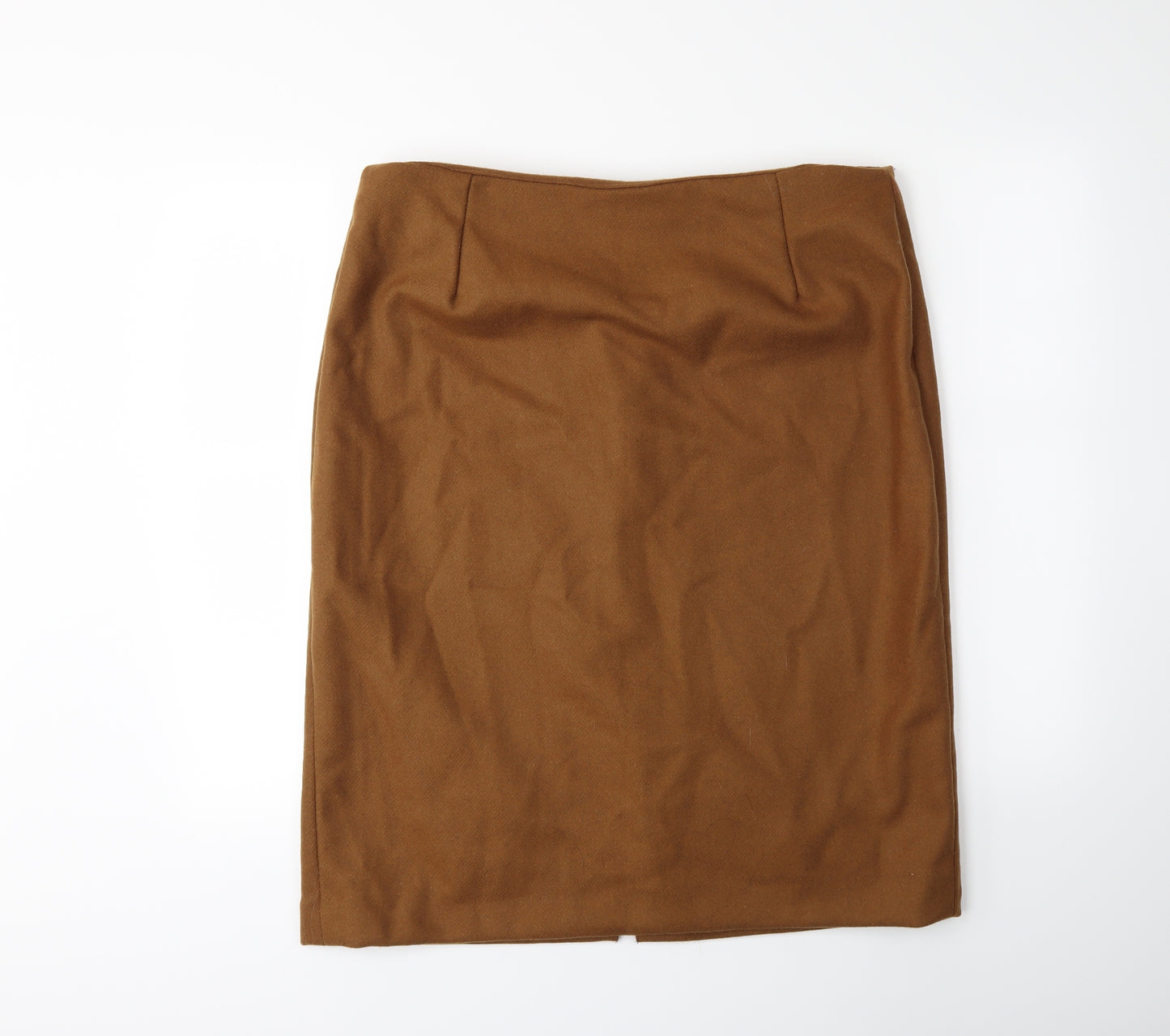 Preworn Womens Brown   Straight & Pencil Skirt