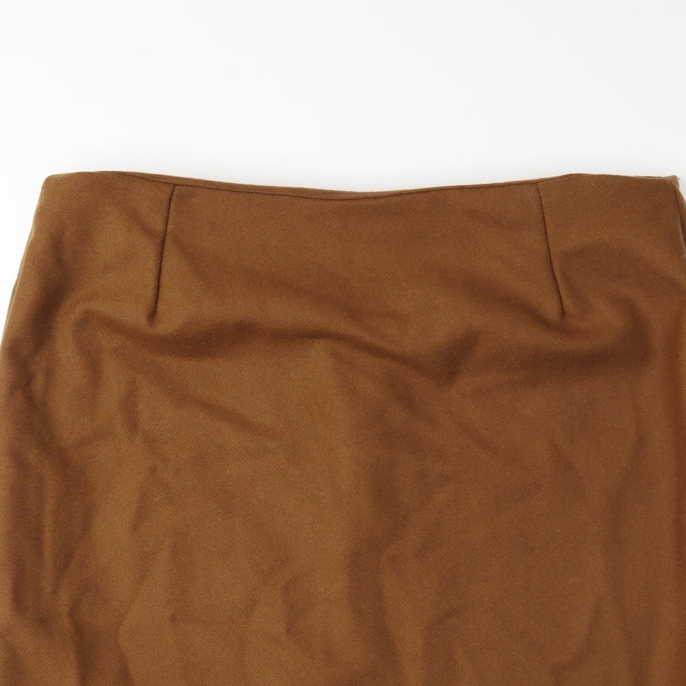 Preworn Womens Brown   Straight & Pencil Skirt