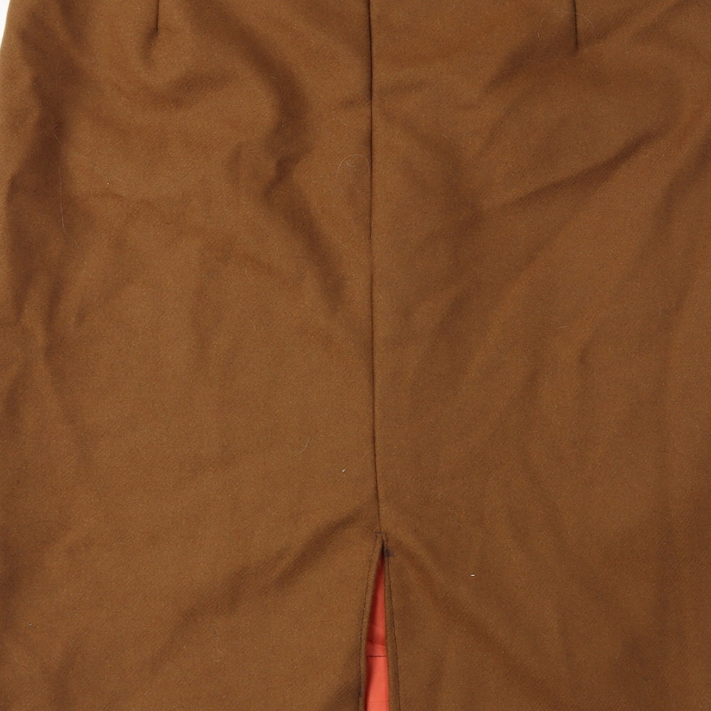 Preworn Womens Brown   Straight & Pencil Skirt