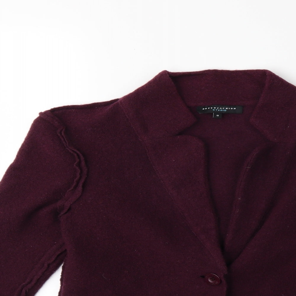 Betty Jackson Womens Purple   Jacket  Size 10