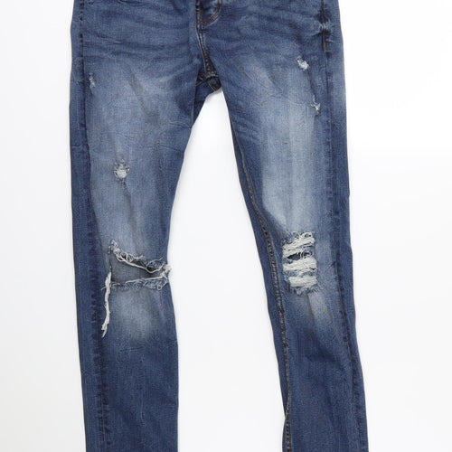 Denim & Co. Mens Blue  Denim Skinny Jeans  L32 in