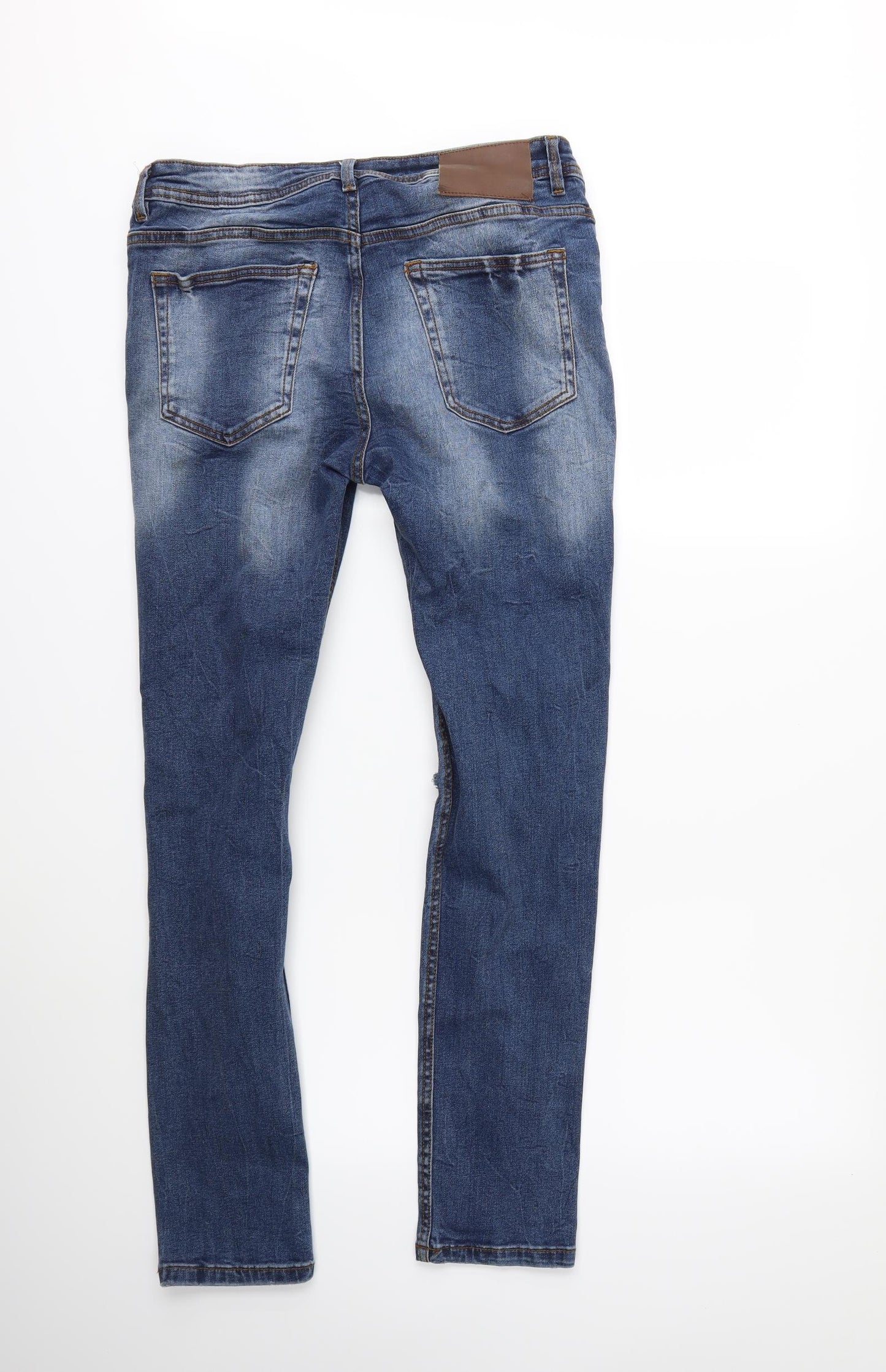Denim & Co. Mens Blue  Denim Skinny Jeans  L32 in