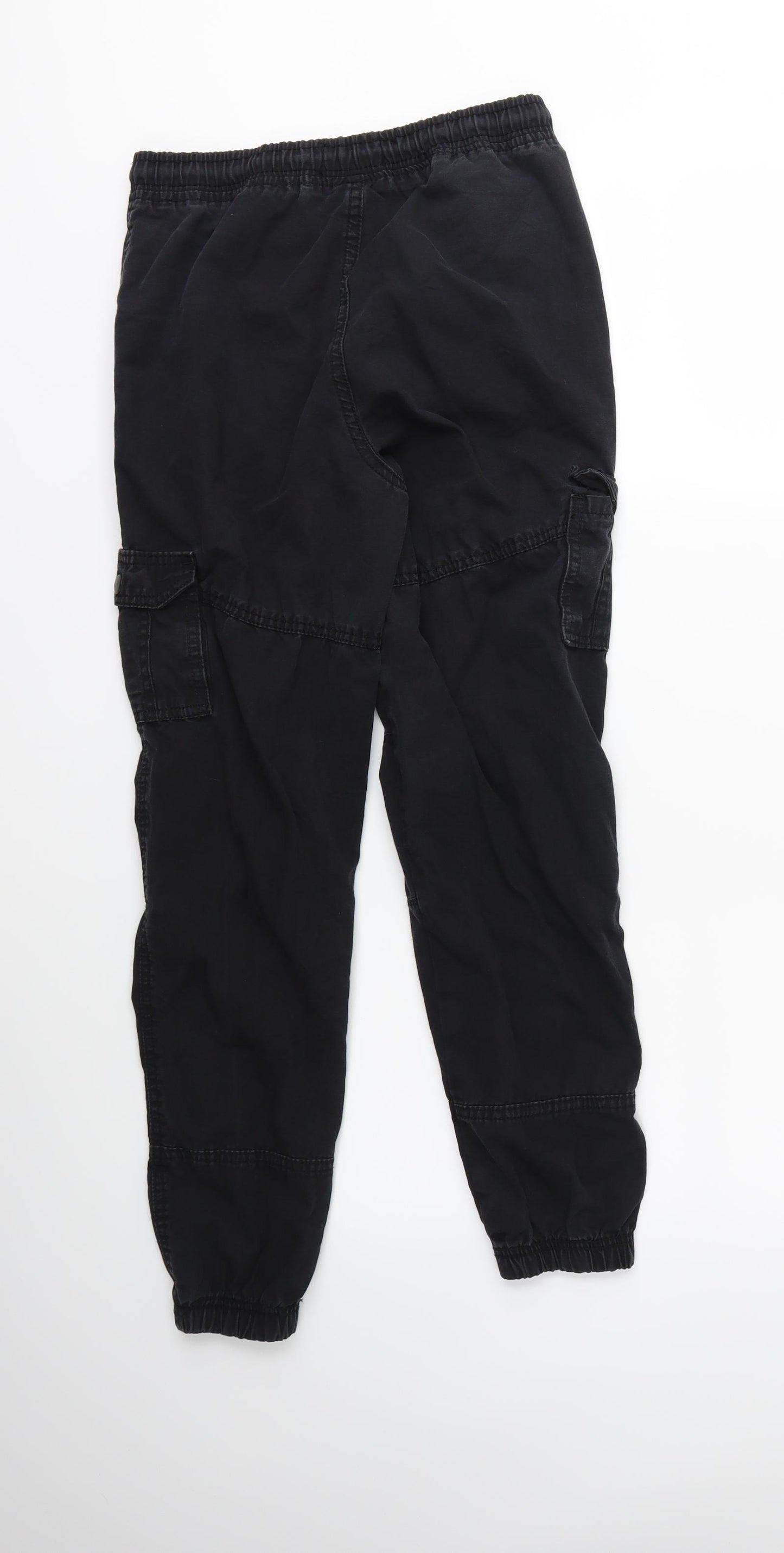 Pep&Co Boys Black   Cargo Trousers Size 12 Years