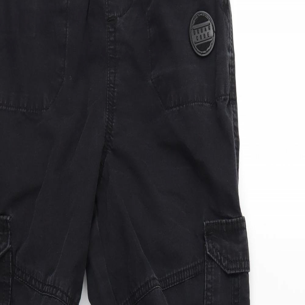 Pep&Co Boys Black   Cargo Trousers Size 12 Years