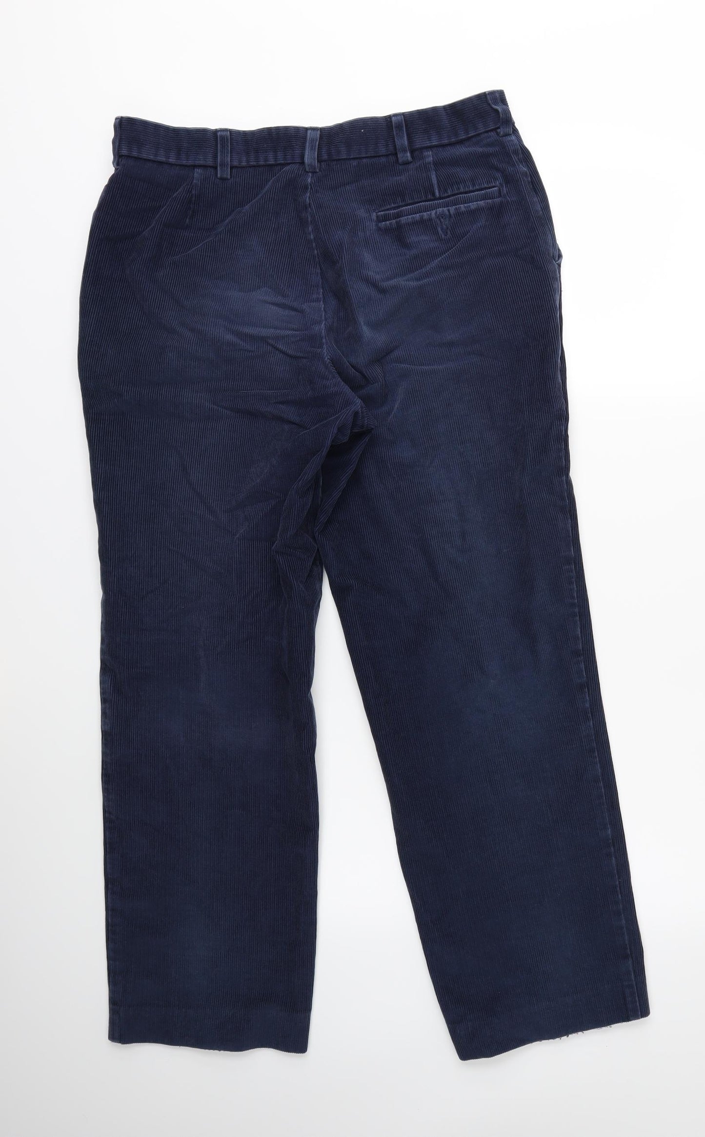 Marks and Spencer Mens Blue  Corduroy Trousers   L31 in