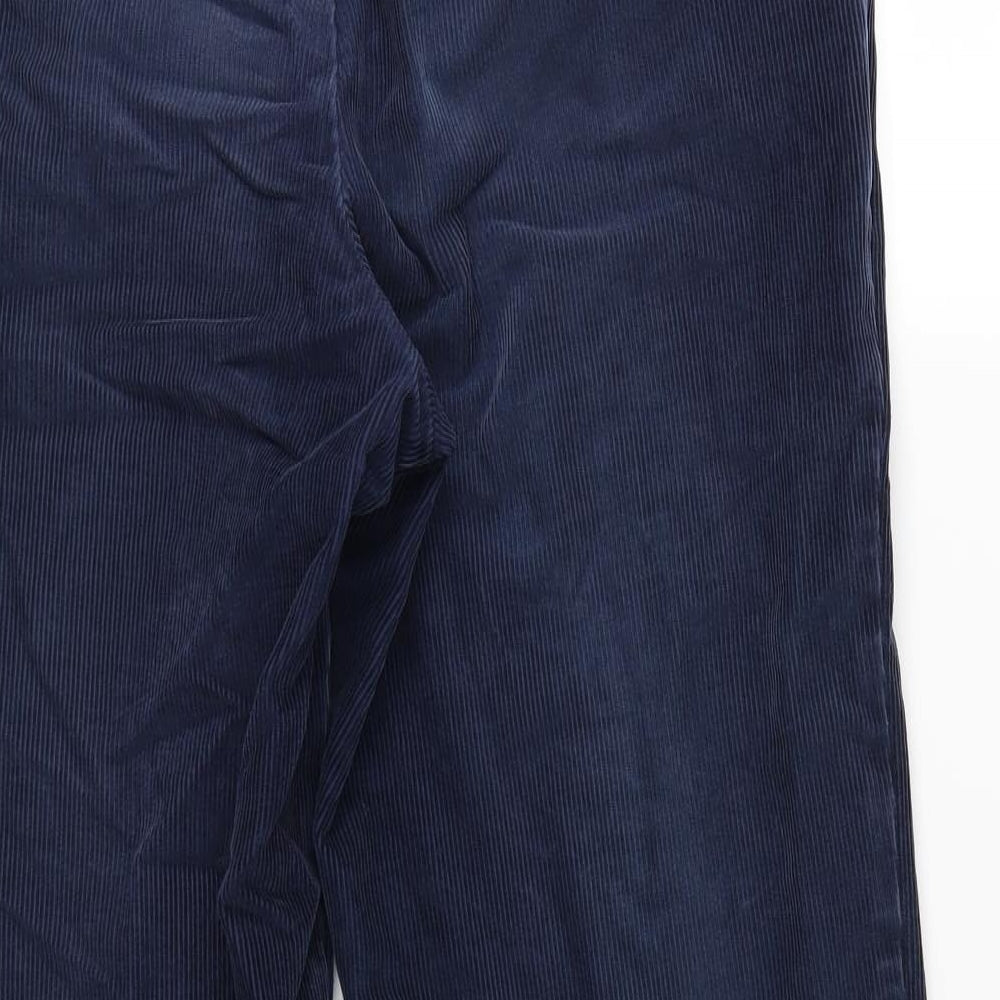 Marks and Spencer Mens Blue  Corduroy Trousers   L31 in