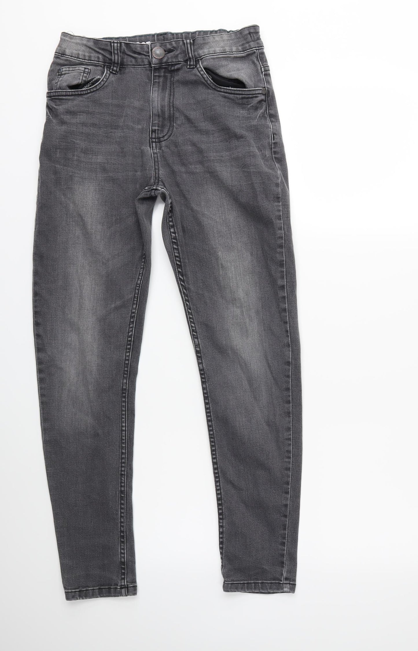 NEXT Boys Grey  Denim Skinny Jeans Size 12 Years