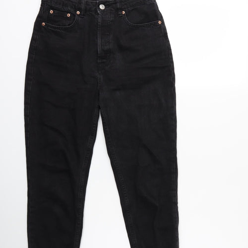 H&M Womens Blue  Denim Mom Jeans Size 8 L28 in