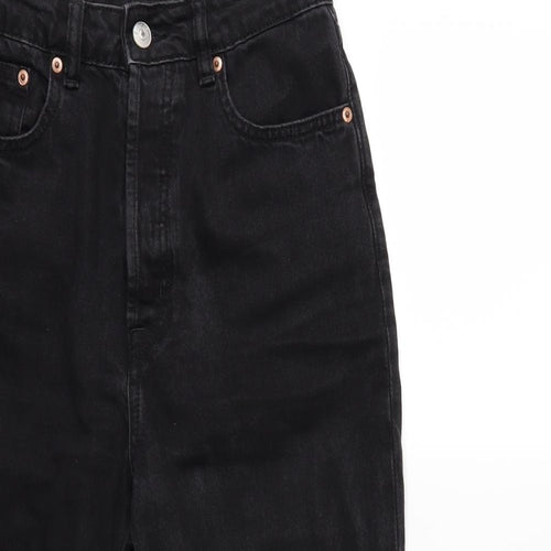 H&M Womens Blue  Denim Mom Jeans Size 8 L28 in