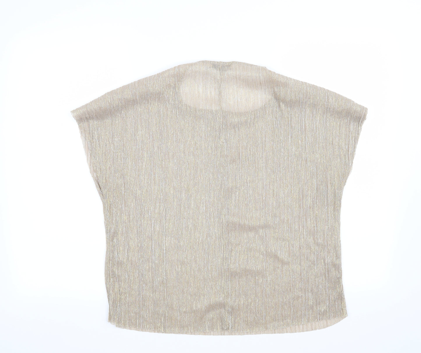 Mango Womens Beige   Basic Blouse Size S