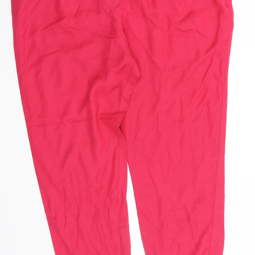 Mango Womens Pink   Trousers  Size 12 L27 in