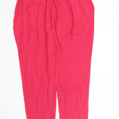 Mango Womens Pink   Trousers  Size 12 L27 in