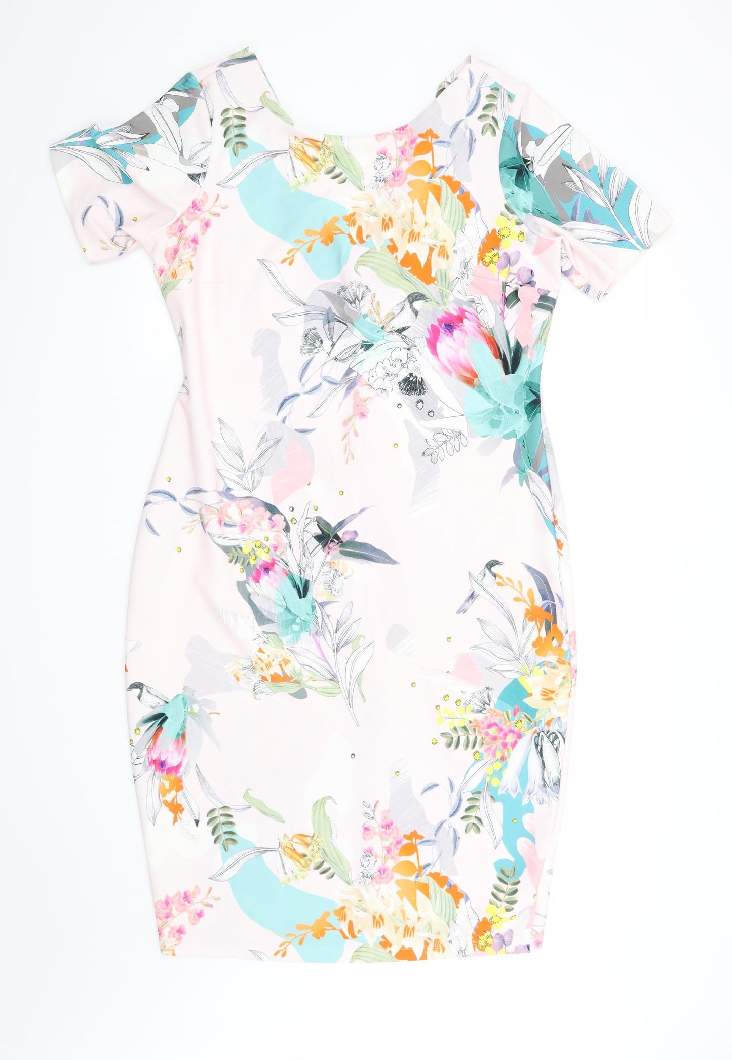 NEXT Womens Pink Floral  Shift  Size 18