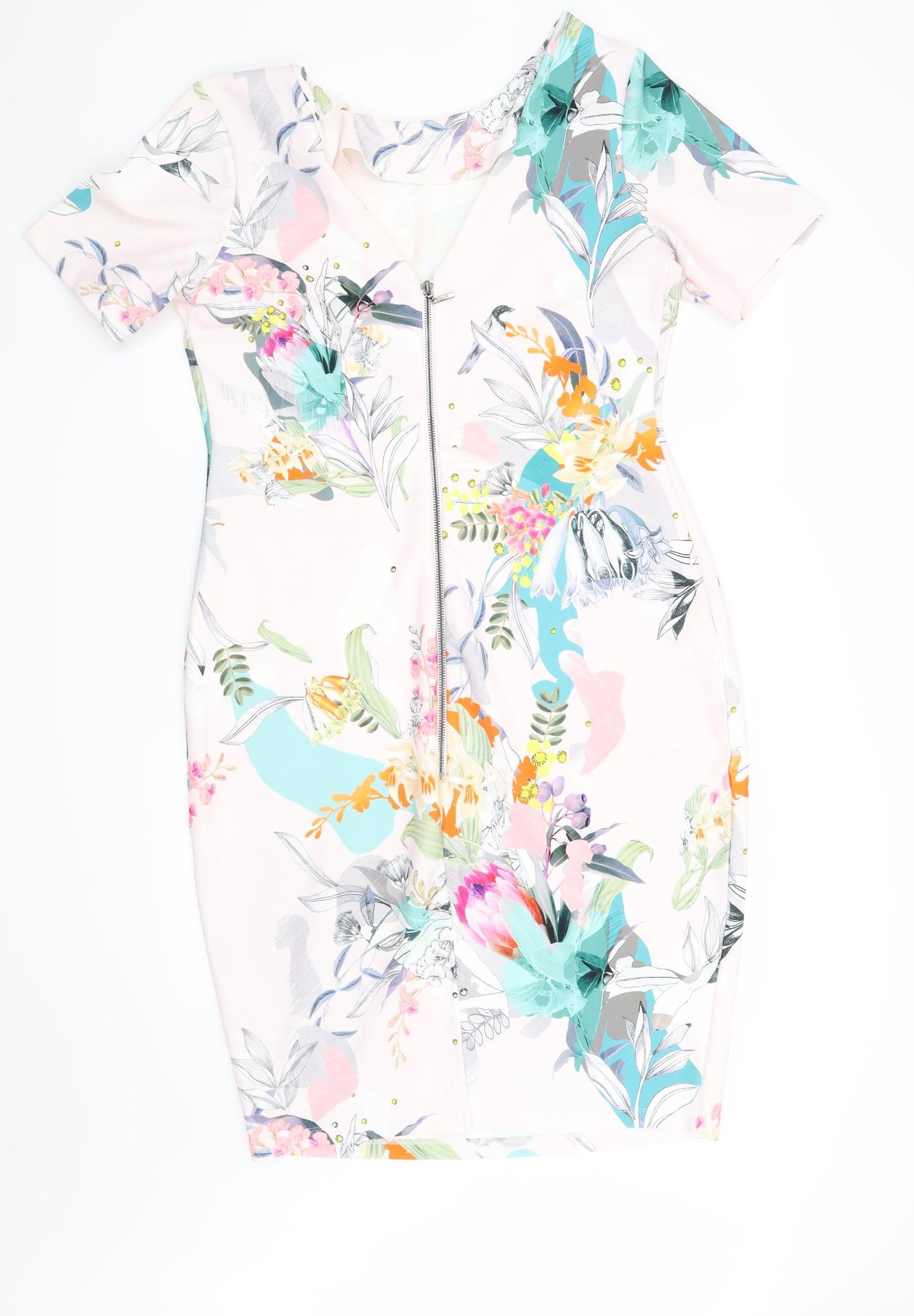 NEXT Womens Pink Floral  Shift  Size 18