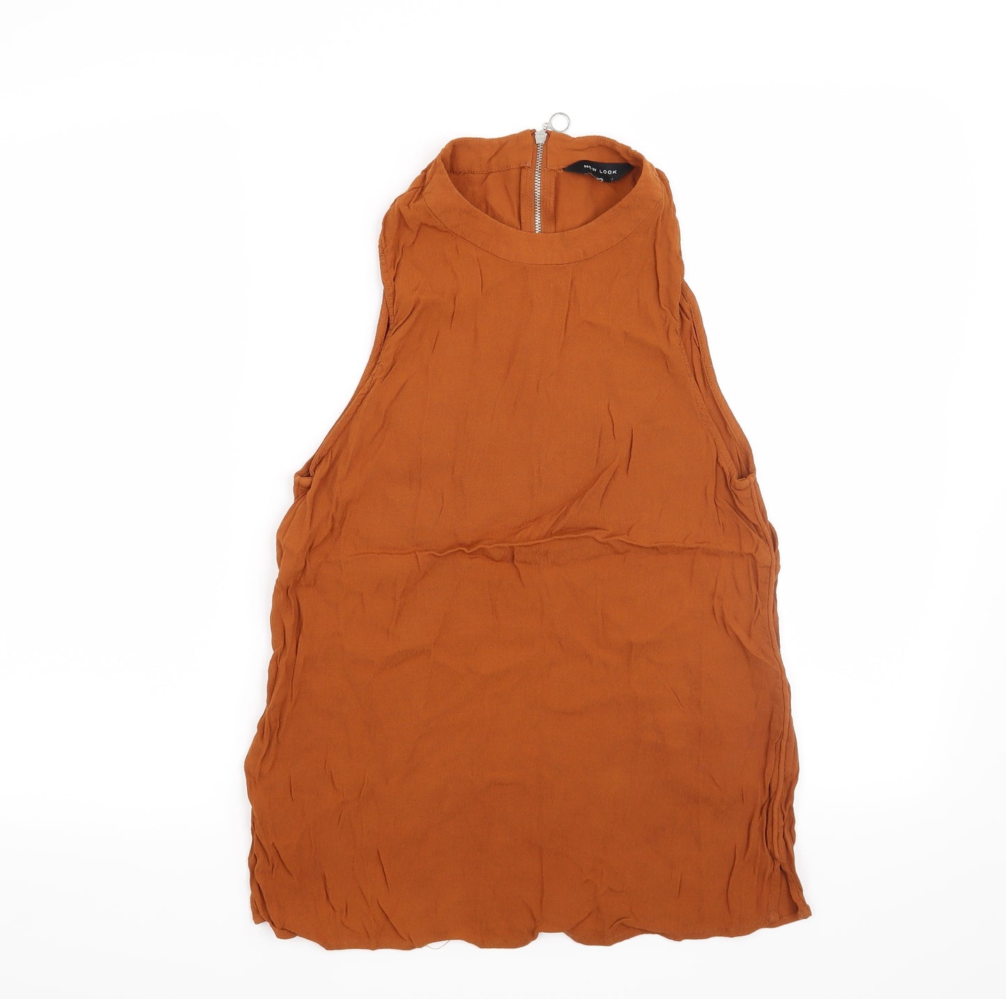 New Look Womens Orange   Basic Blouse Size 12