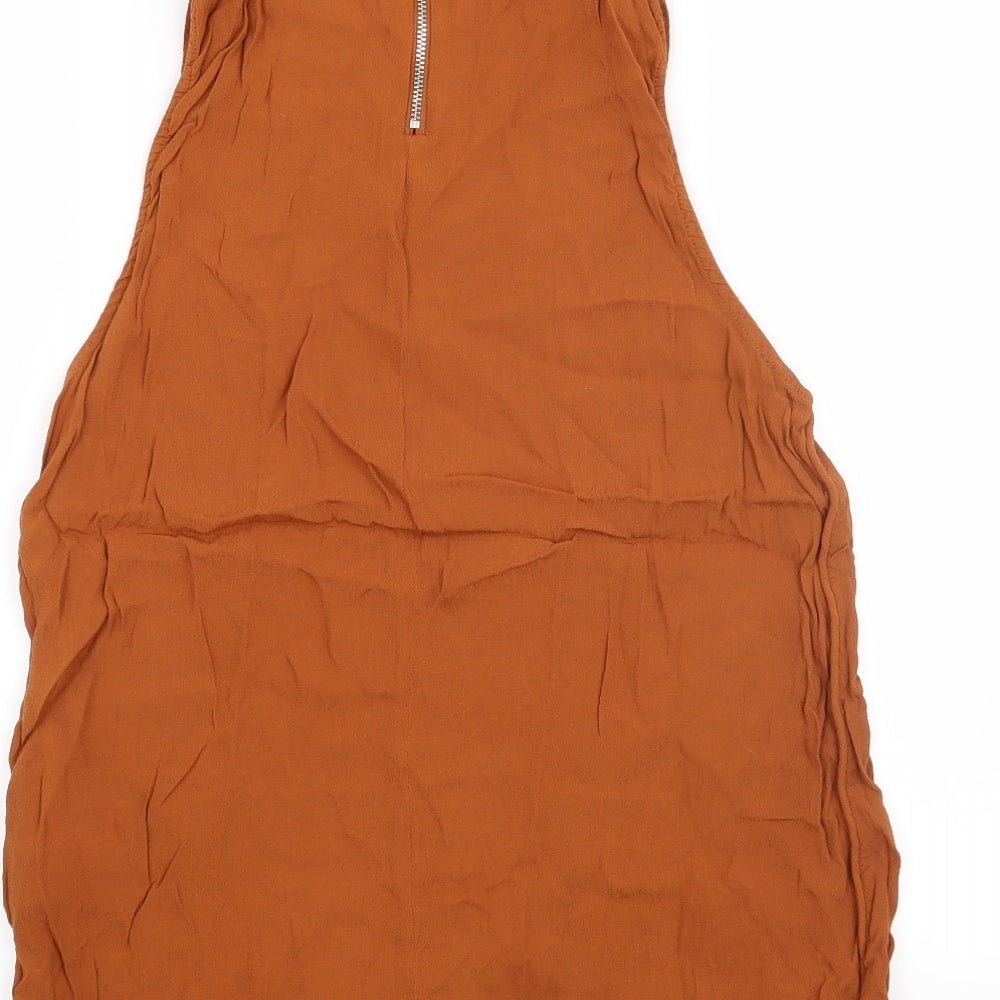 New Look Womens Orange   Basic Blouse Size 12