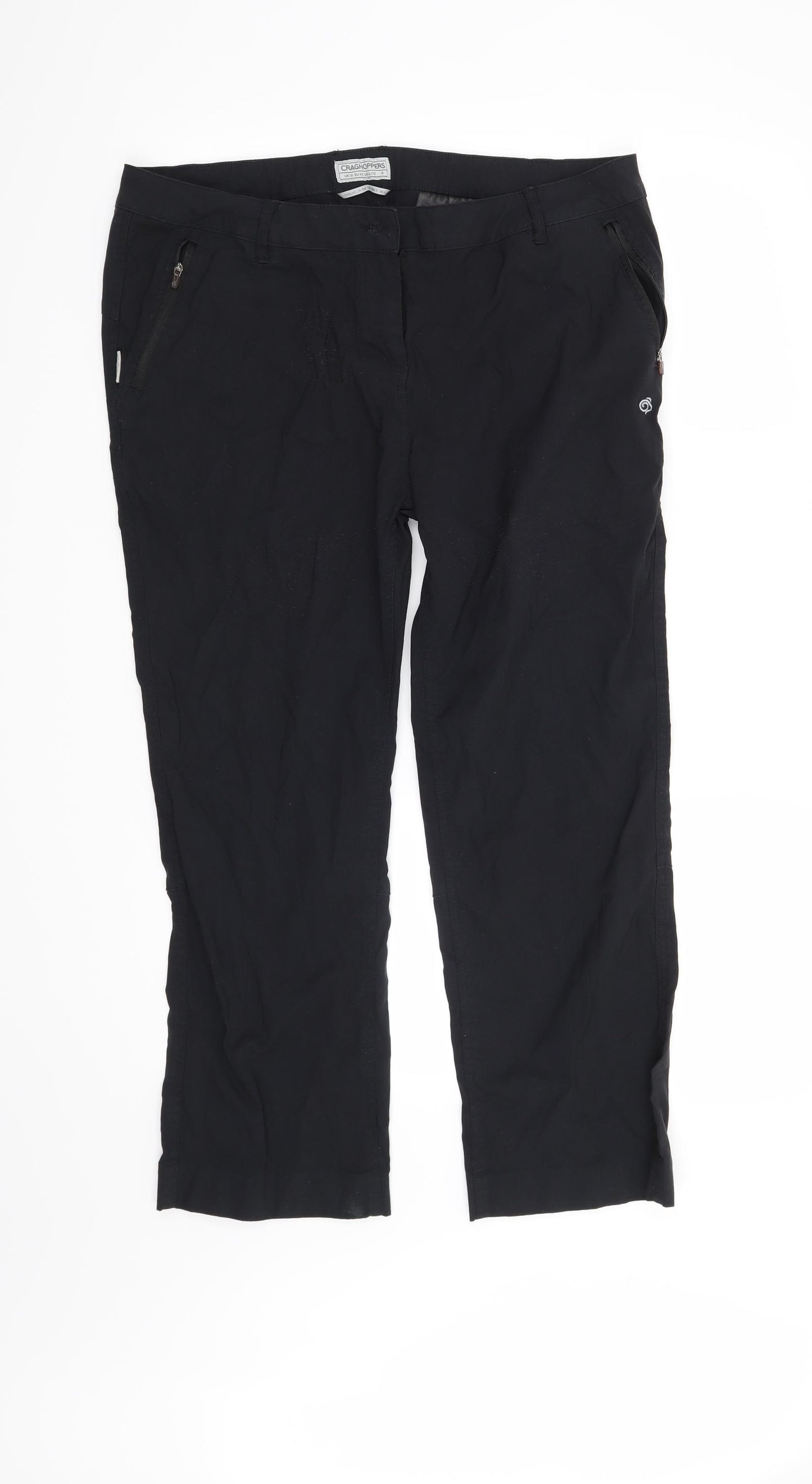 Craghoppers Womens Black   Cargo Trousers Size 16 L26 in