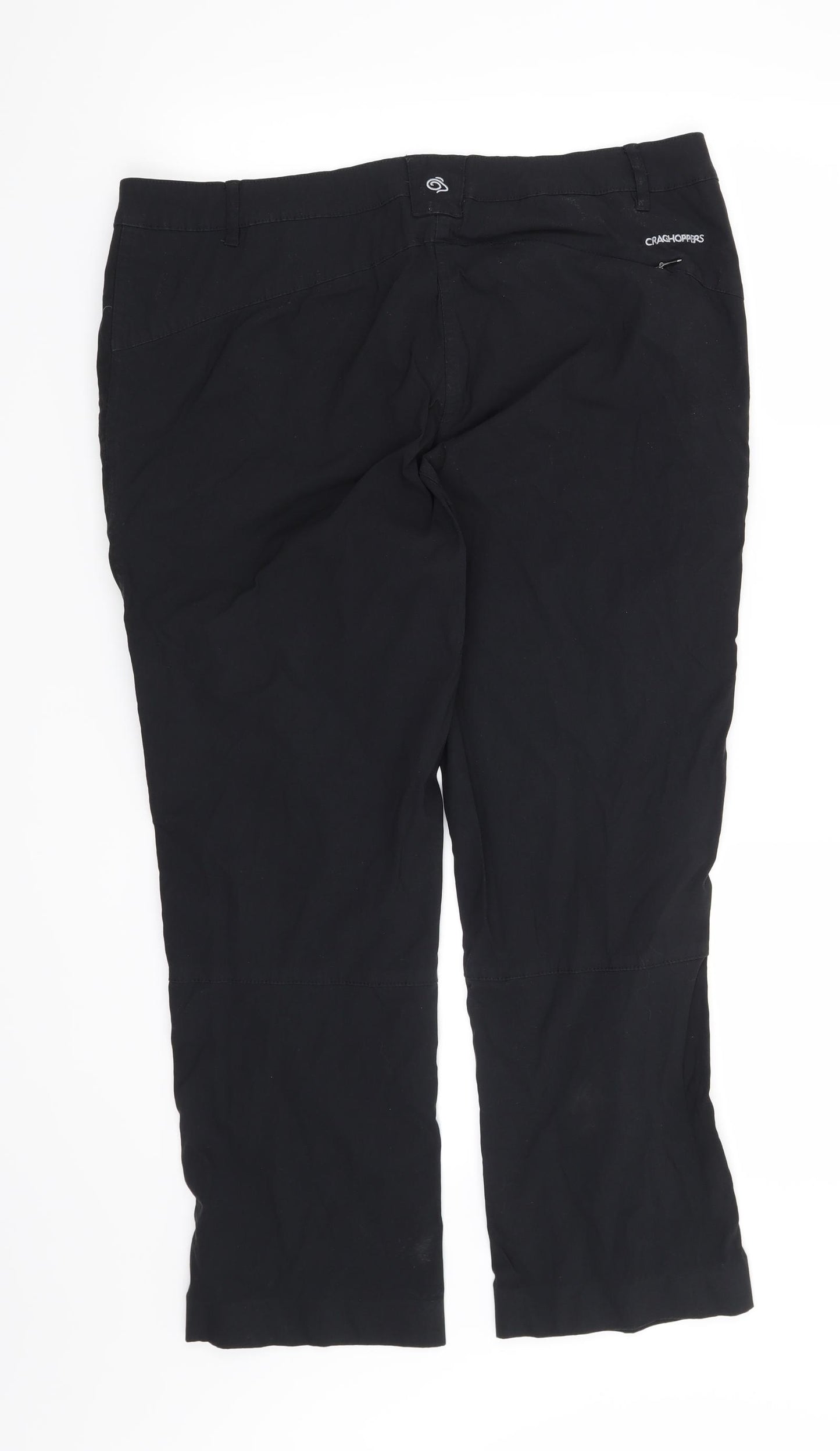 Craghoppers Womens Black   Cargo Trousers Size 16 L26 in