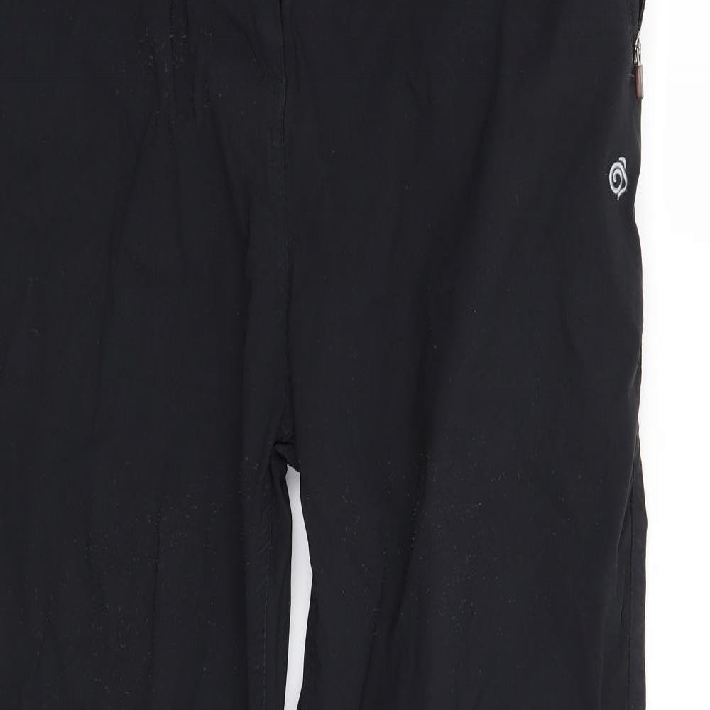 Craghoppers Womens Black   Cargo Trousers Size 16 L26 in
