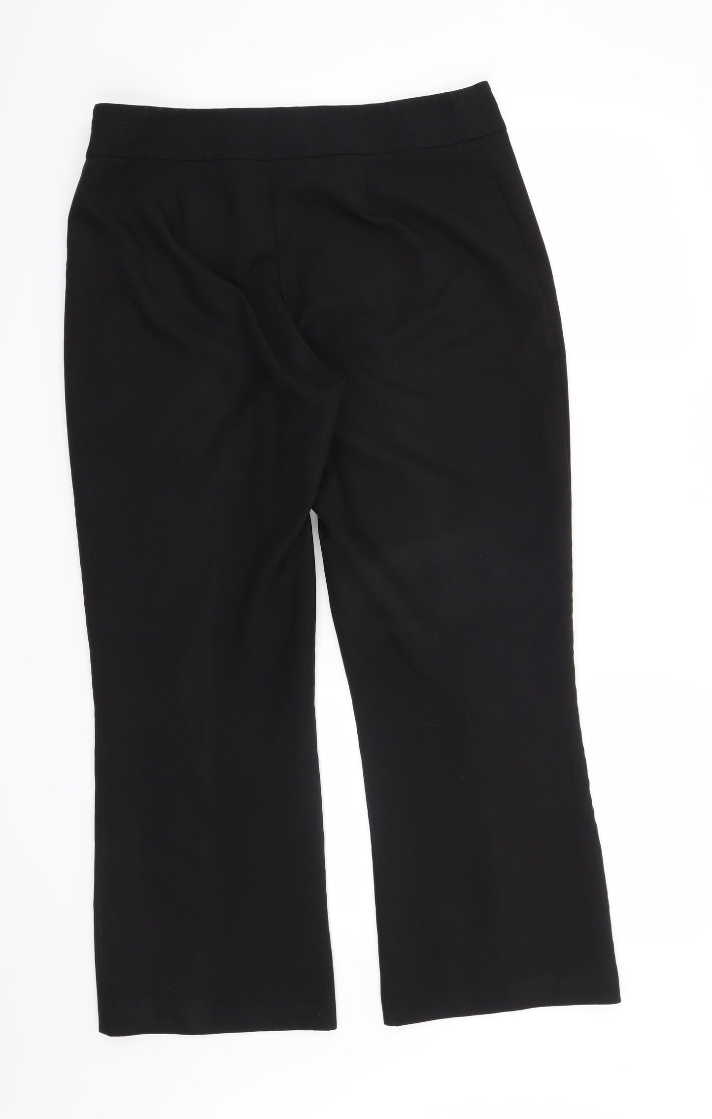 BHS Womens Black   Trousers  Size 14 L27 in