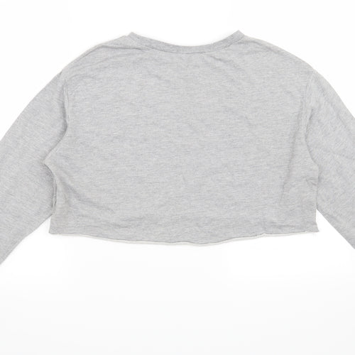 H&M Womens Grey   Pullover Sweatshirt Size S  - Power of Girls, New York