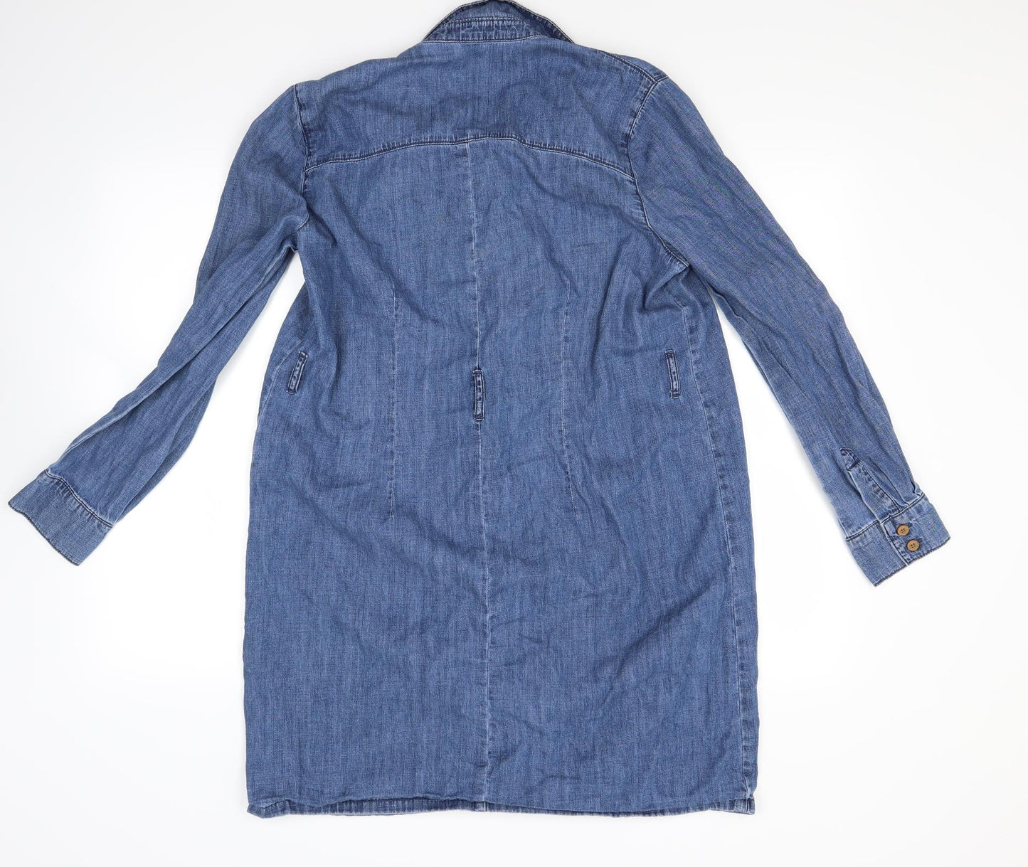 TU Womens Blue   Shirt Dress  Size 14