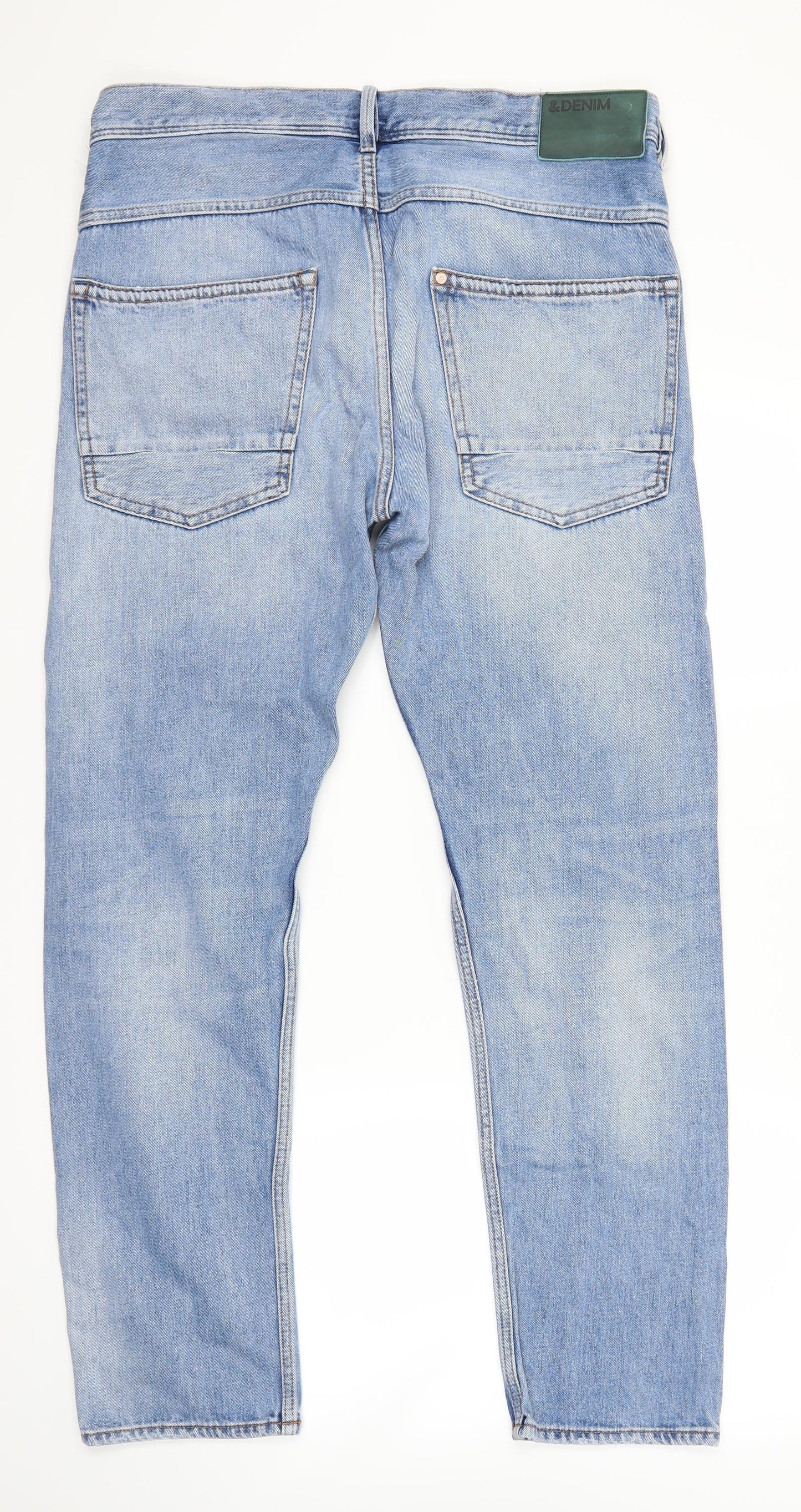 Denim Mens Blue   Tapered Jeans Size 34 L30 in