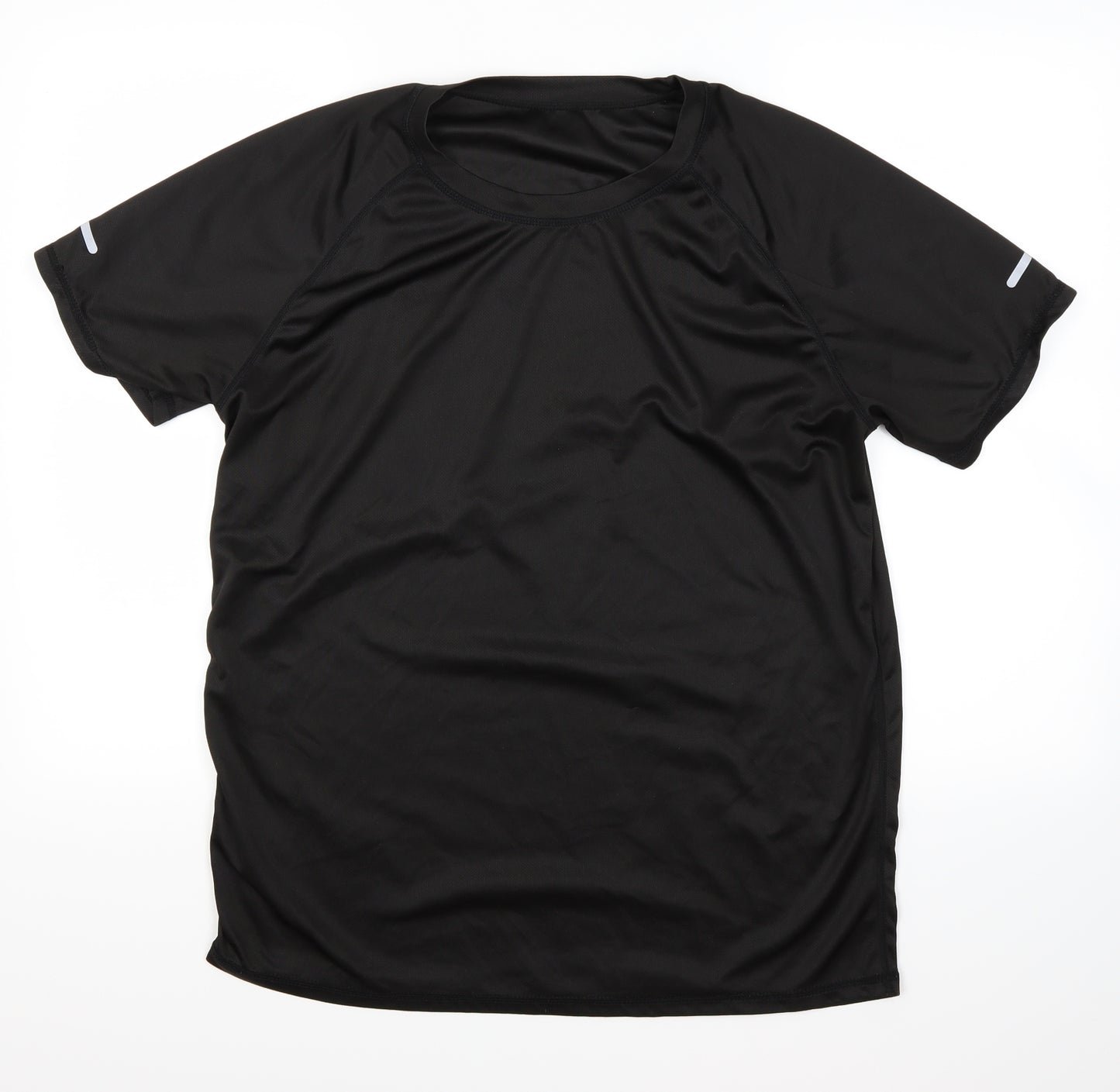Preworn Mens Black    T-Shirt Size L