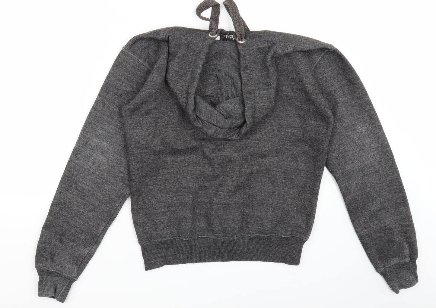 MALIKA Womens Grey   Pullover Hoodie Size L