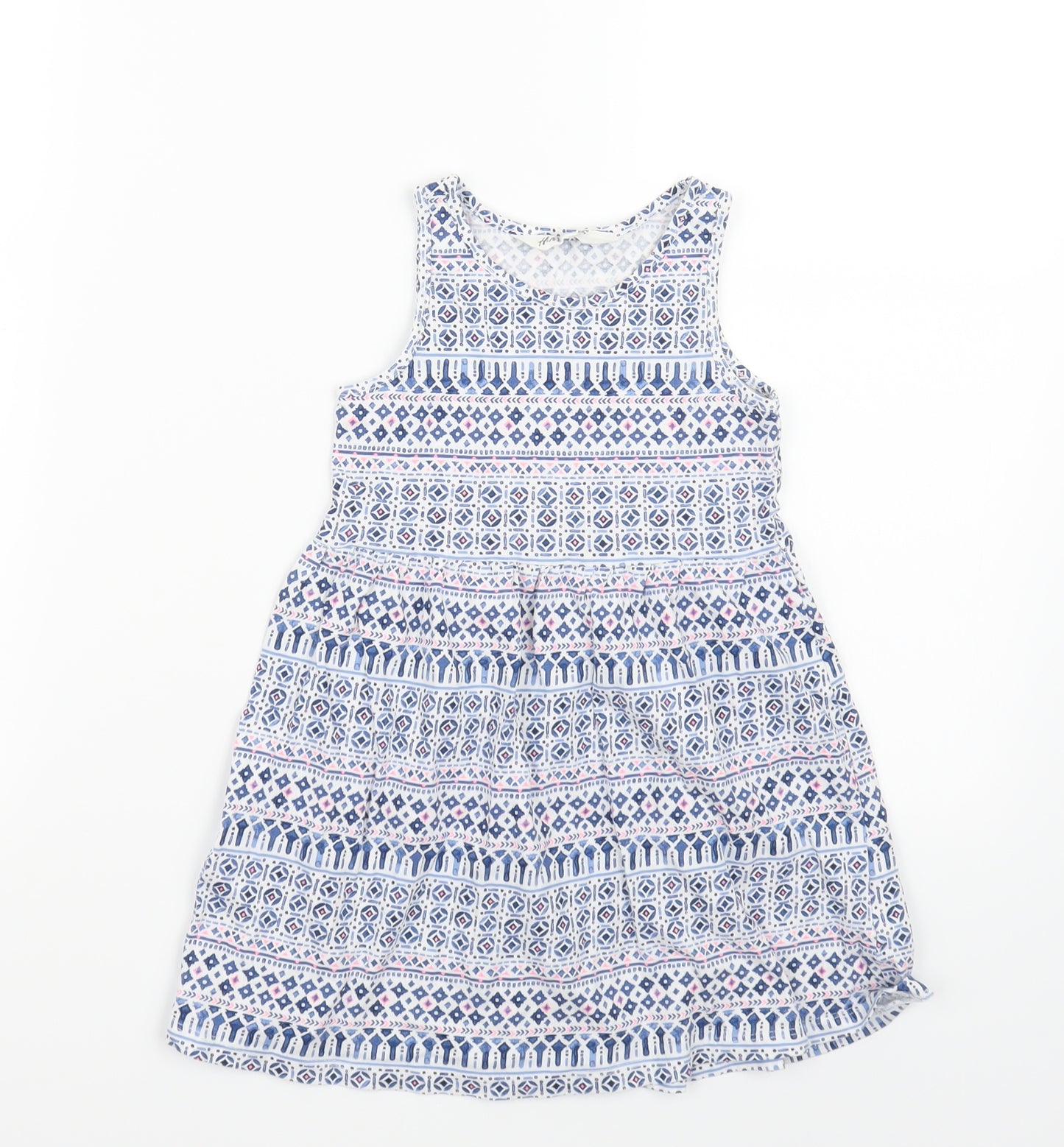 H&M Girls White   A-Line  Size 3-4 Years