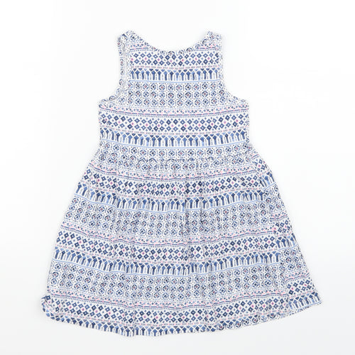 H&M Girls White   A-Line  Size 3-4 Years