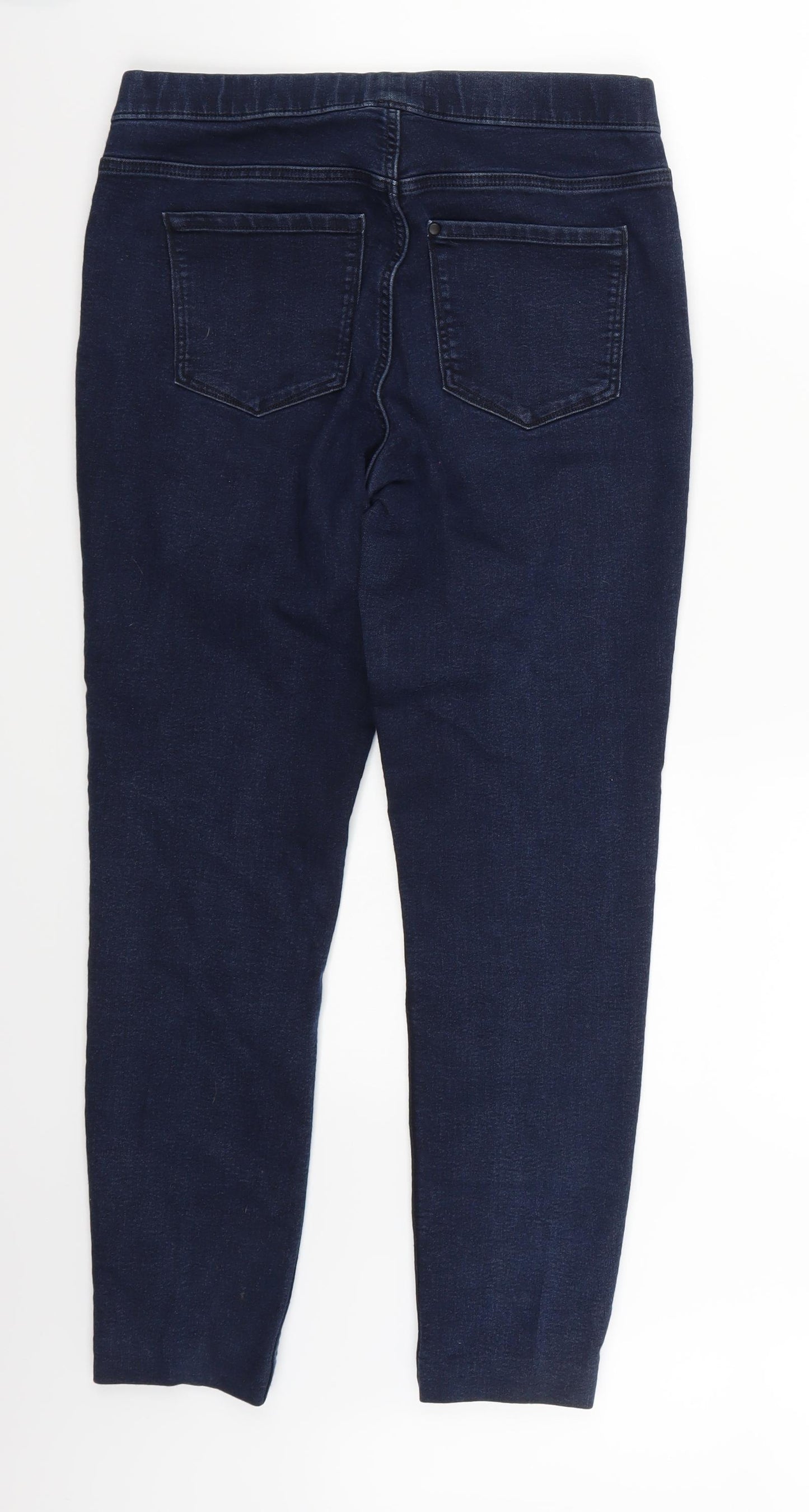 H&M Womens Blue   Cropped Jeans Size 10 L26 in