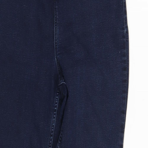 H&M Womens Blue   Cropped Jeans Size 10 L26 in