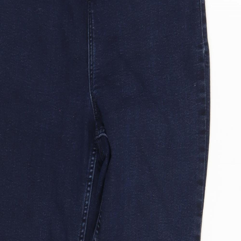 H&M Womens Blue   Cropped Jeans Size 10 L26 in