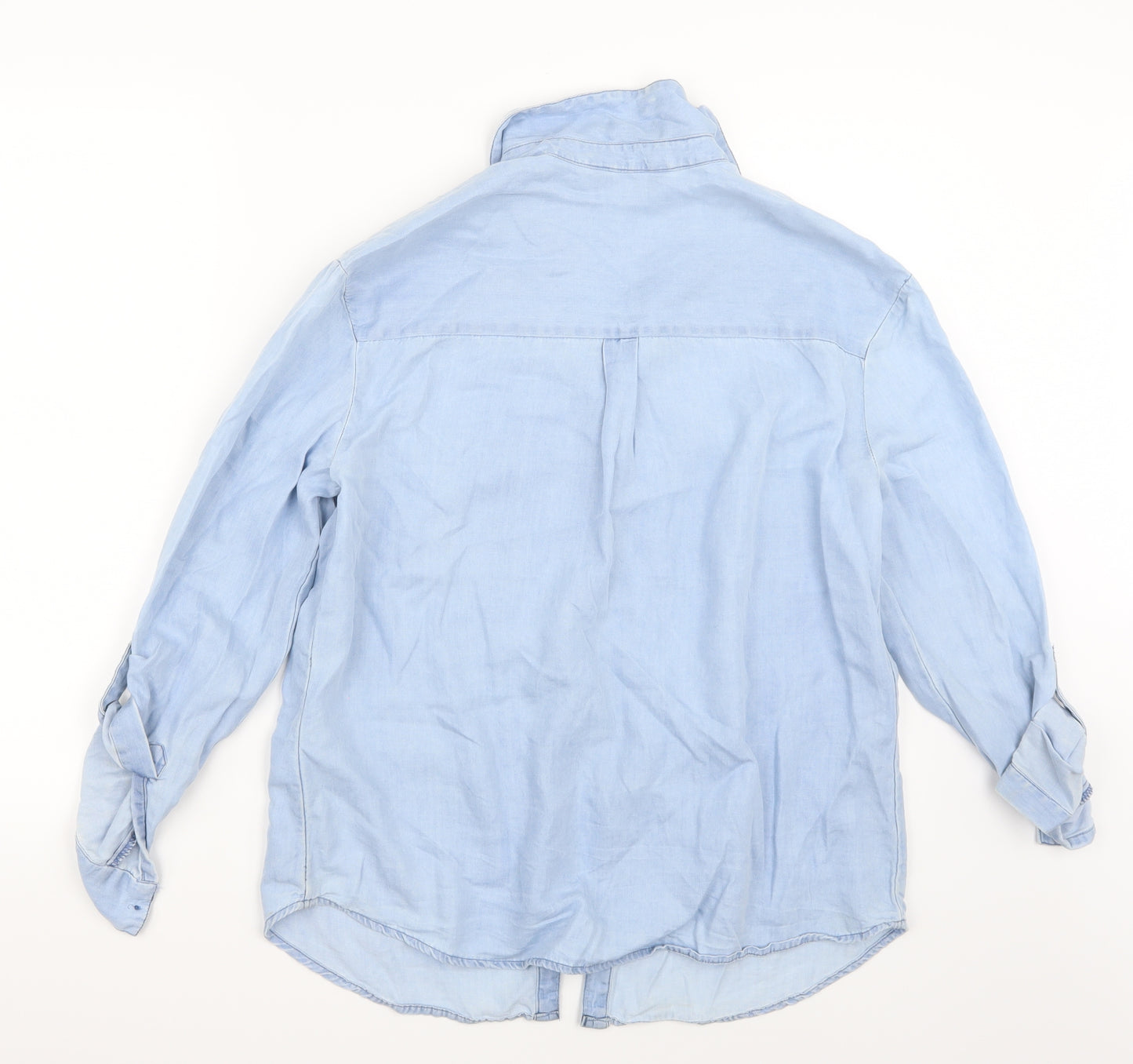 Principles Womens Blue   Basic Button-Up Size 10