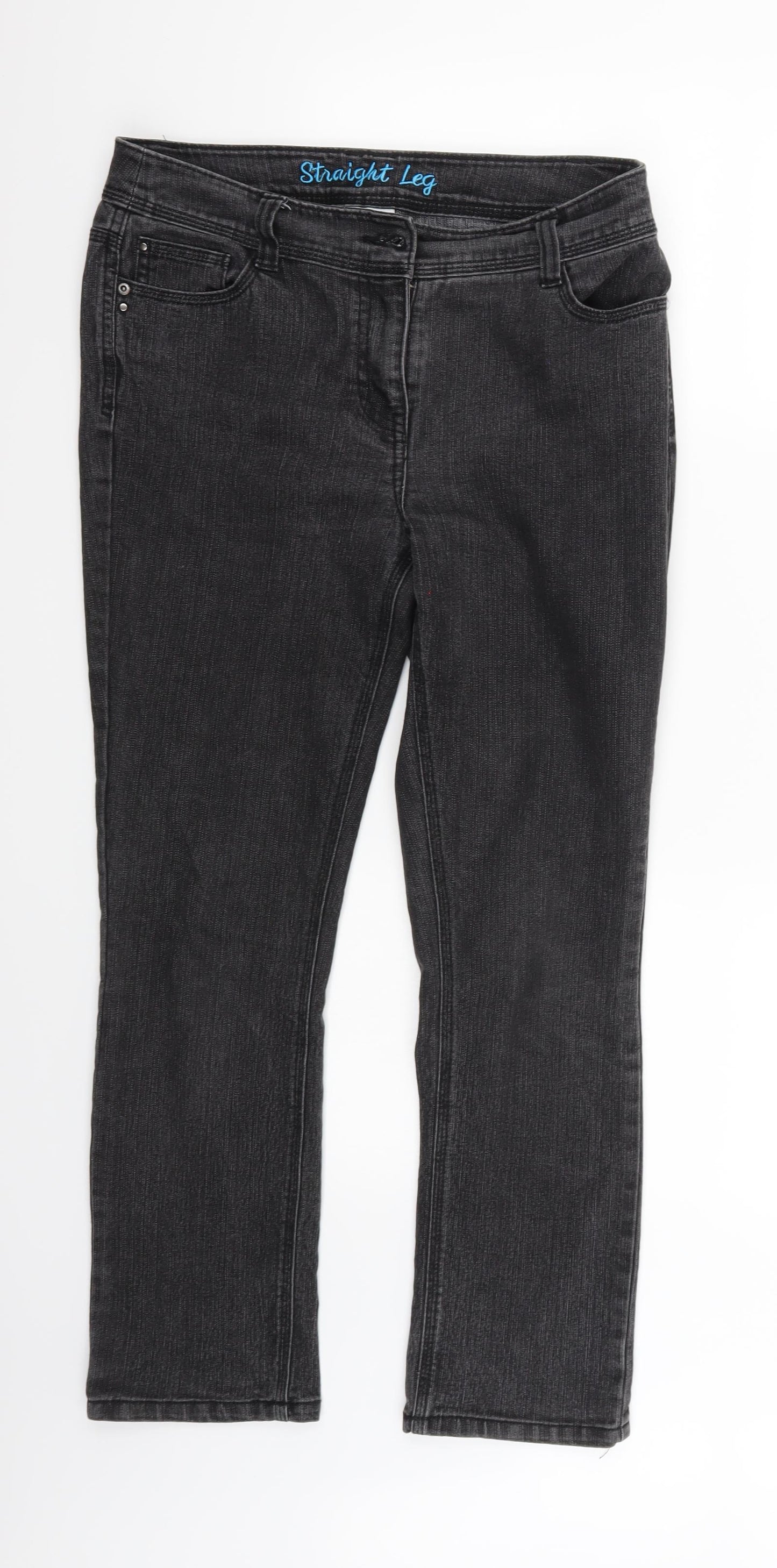 BHS Womens Black   Skinny Jeans Size 10 L27 in